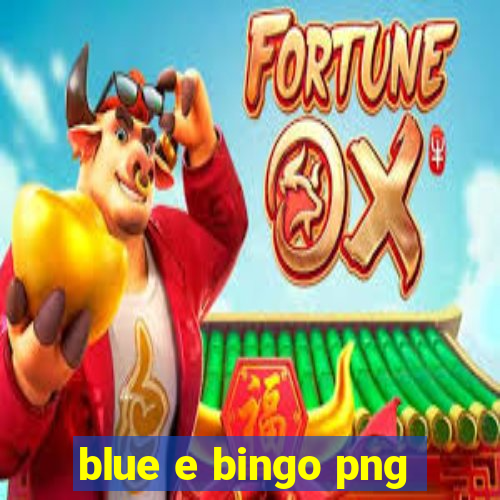 blue e bingo png